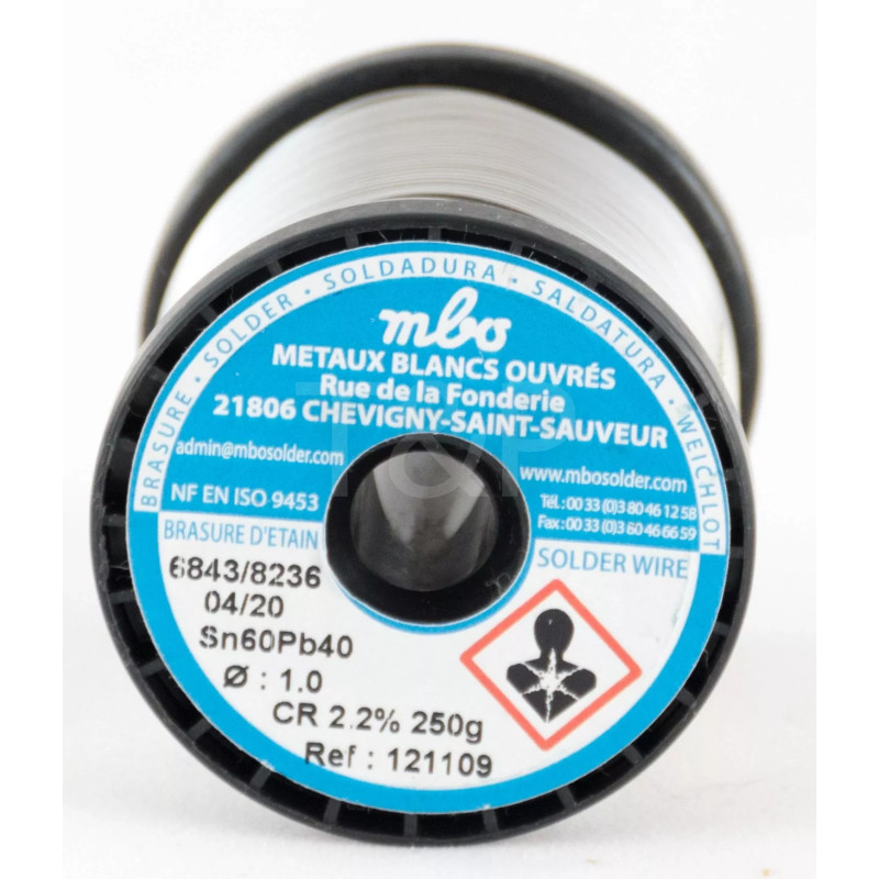 Solder wire 0.25KG 1mm MBO 60SN-40PB