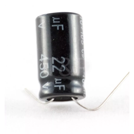 Condensador 22uF 450V 105ºC 13x25mm