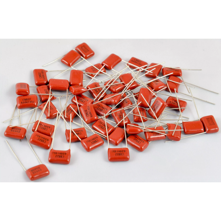 10 x Condensador radial 10nF 630V