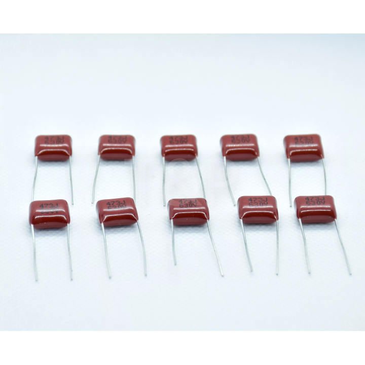 10 x Condensador radial 47nF 630V