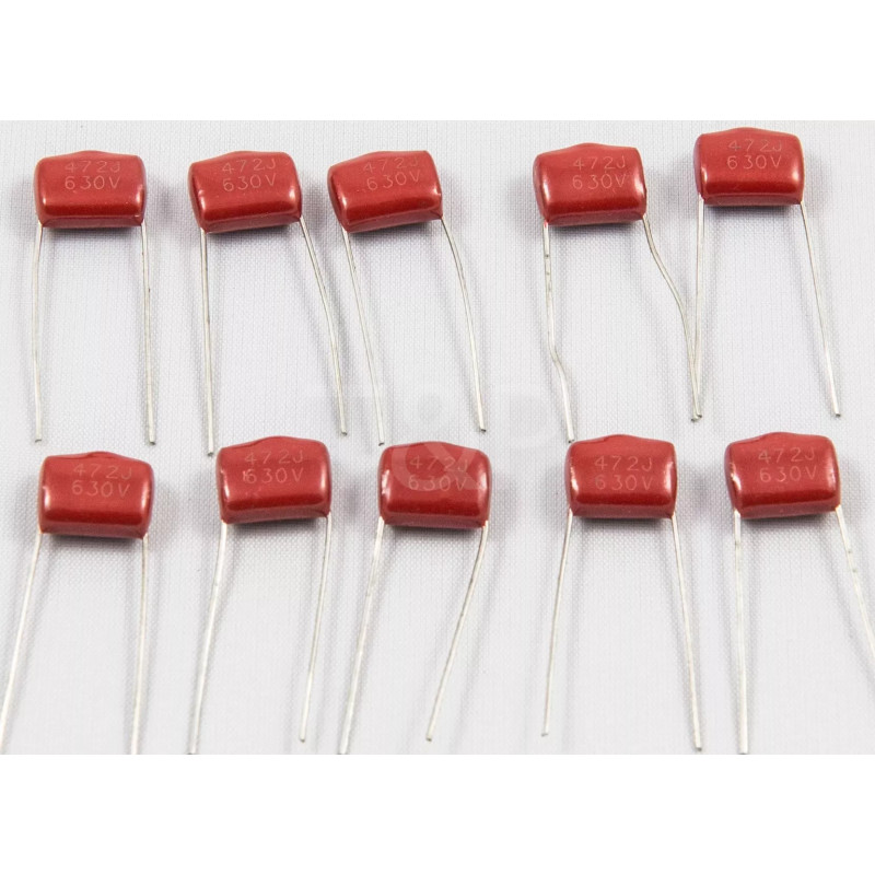 10 x Condensador radial 4700pF 630V