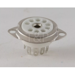 Noval B9A 9 Pins ceramic tube socket