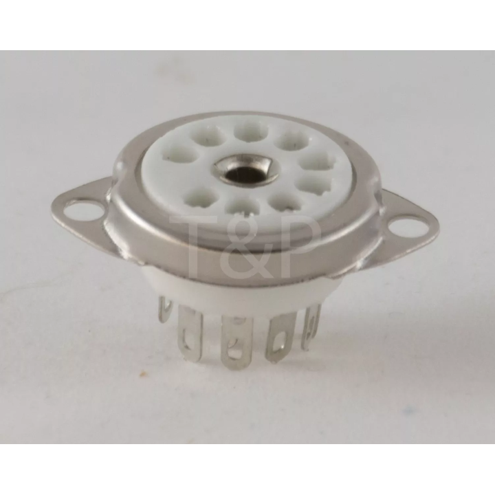 Noval B9A 9 Pins ceramic tube socket