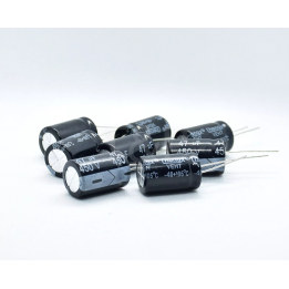 5 x Condensadores electrolíticos 47uF 450V 105ºC 16x25mm