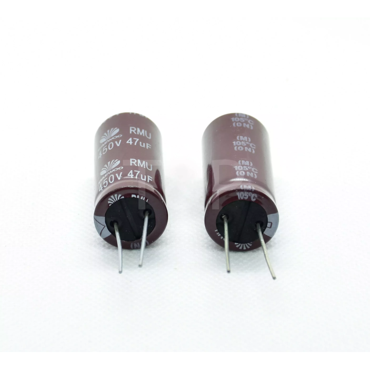 Condensador 47uF 450V 105ºC 18x20mm Daewoo RMU
