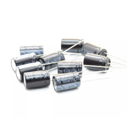10 x 1000uF 25V Electrolytic capacitor