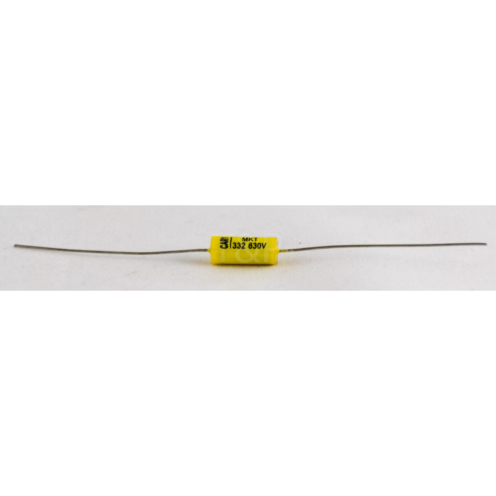 3,3nF 630V axial capacitor mkt