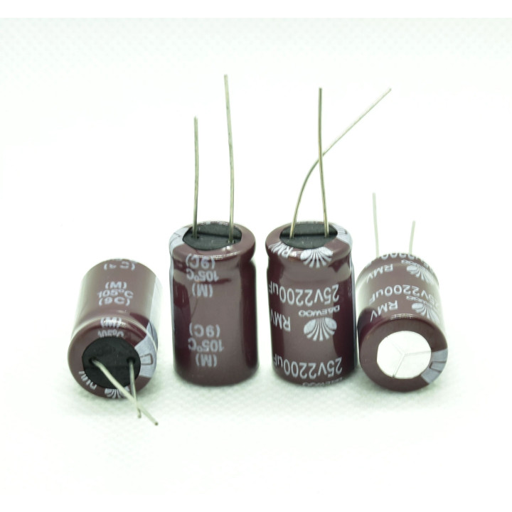 10 x 2200uF 25V Condensadores