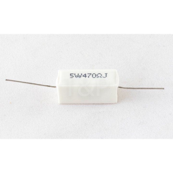 Resistencia 470ohm 5W