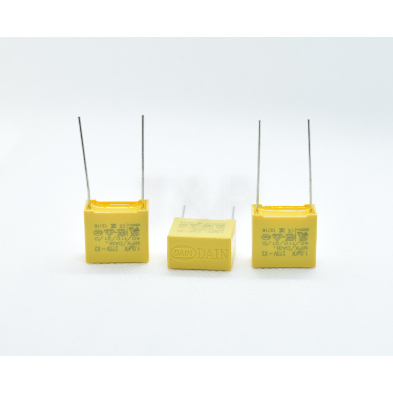 1uF 275V X2 15mm Capacitor