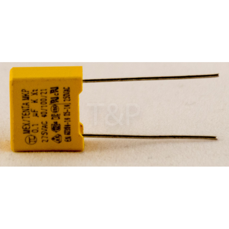 Condensador 100nF 275V X2 10mm