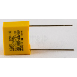 Condensador 1uF 275V X2 15mm